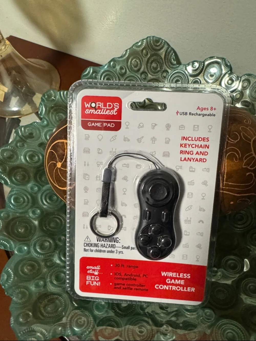 ***2/$15*** Black Wireless Game Controller Keychain